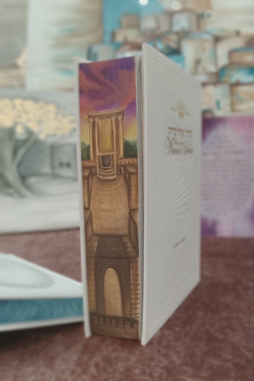 A Fully Customized Fore edge Sefer